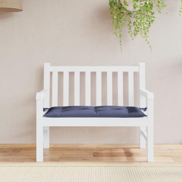 ARDEBO.de - Gartenbank-Auflage Marineblau 100x50x7 cm Oxford-Gewebe