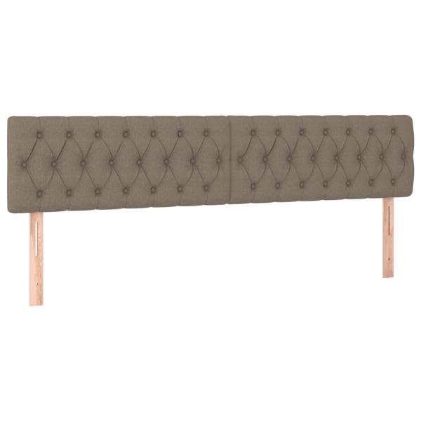 Bettgestell ohne Matratze Taupe 120x190 cm Stoff