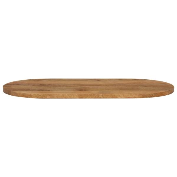 Tischplatte 110x40x3,8 cm Oval Massivholz Mango
