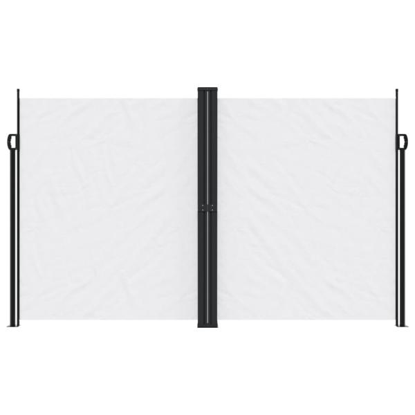 Seitenmarkise Ausziehbar Weiß 200x1200 cm