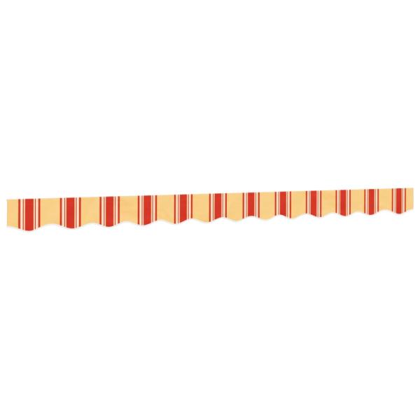 Markisenvolant Gelb und Orange Gestreift 300 cm