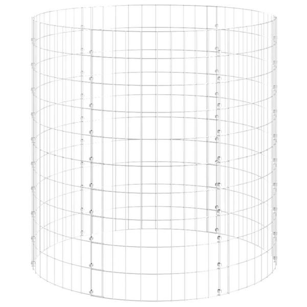 Gartenkomposter Ø100x100 cm Verzinkter Stahl