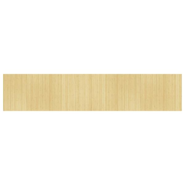 Paravent Hell Natur Breite 800 cm Höhe 165 cm Bambus