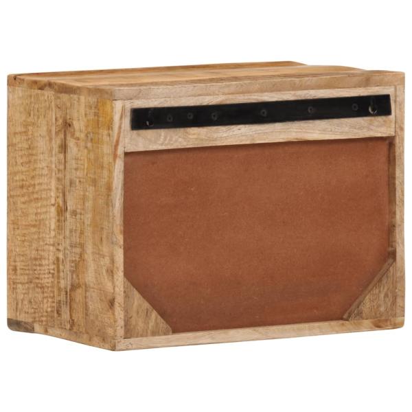 Wand-Nachttisch 40x30x25 cm Massivholz Mango