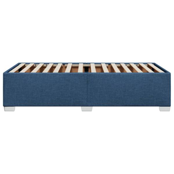 Bettgestell ohne Matratze Blau 80x200 cm Stoff