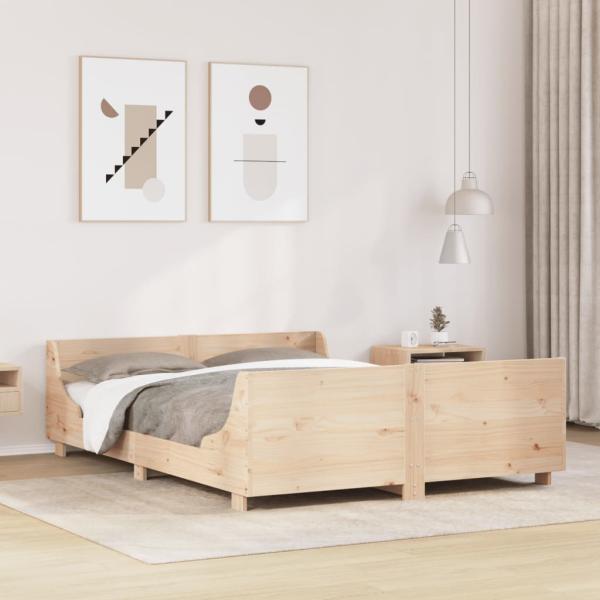 ARDEBO.de - Massivholzbett ohne Matratze 120x200 cm Kiefernholz