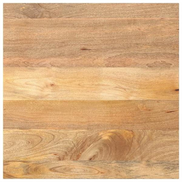 ARDEBO.de - Tischplatte 80x80x2,5 cm Quadratisch Massivholz Mango
