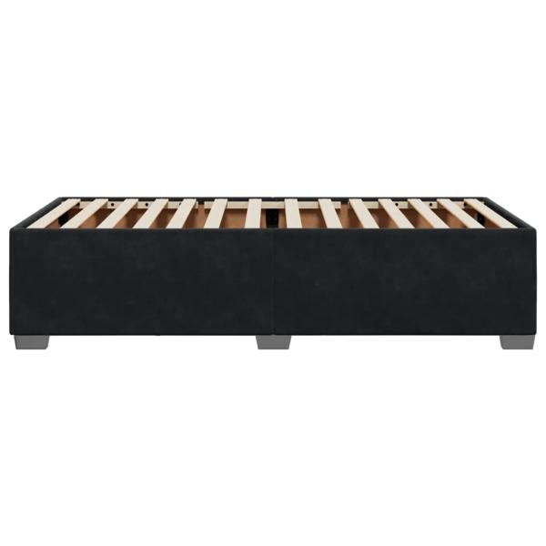 Bettgestell Schwarz 90x190 cm Samt