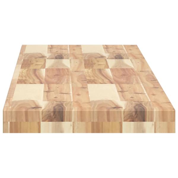 Schweberegale 2 Stk. 160x30x4 cm Massivholz Akazie Unbehandelt