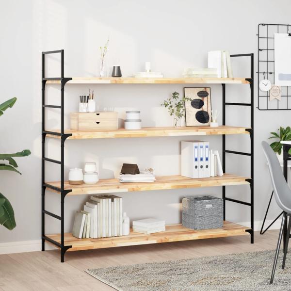 ARDEBO.de - Schweberegale 3 Stk. 140x40x4 cm Massivholz Akazie Unbehandelt