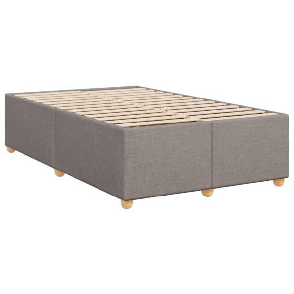 Bettgestell ohne Matratze Taupe 120x190 cm Stoff