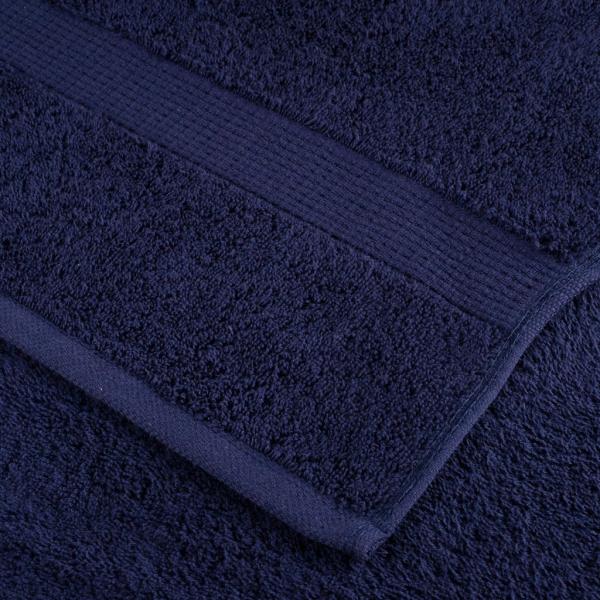 Premium Handtücher SOLUND 10 Stk. Marineblau 100x200 cm 600 g/m²