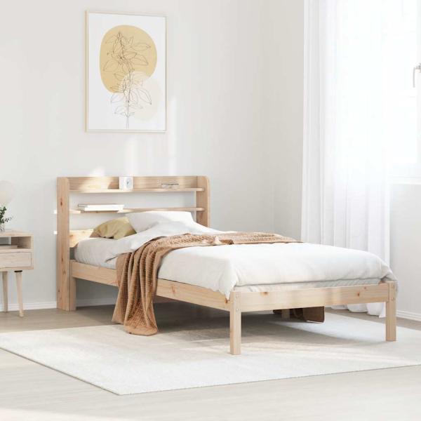 ARDEBO.de - Massivholzbett ohne Matratze 90x200 Kiefernholz