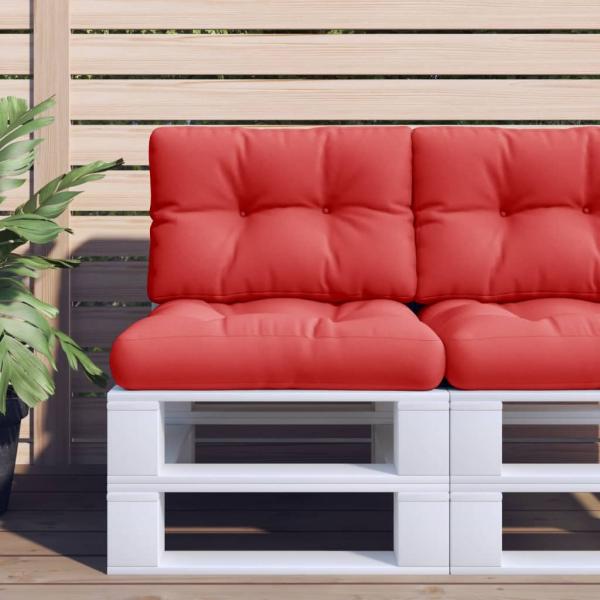 ARDEBO.de - Palettenkissen Rot 50x40x12 cm Stoff