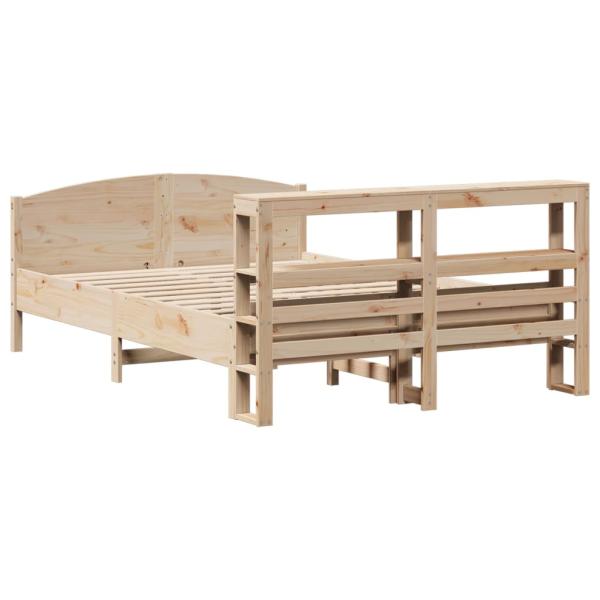 Massivholzbett ohne Matratze 140x200 cm Kiefernholz