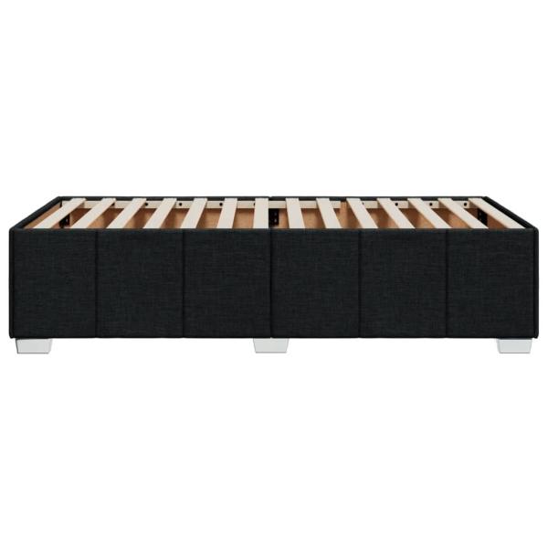 Bettgestell ohne Matratze Schwarz 90x190 cm Stoff