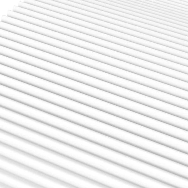 Schaumstoffmatratze Weiß 90x210 cm Härtegrad H2 H3