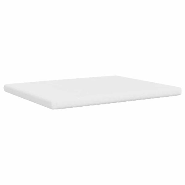 Schaumstoffmatratze Weiß 160x220 cm 7-Zonen Härtegrad 20 ILD