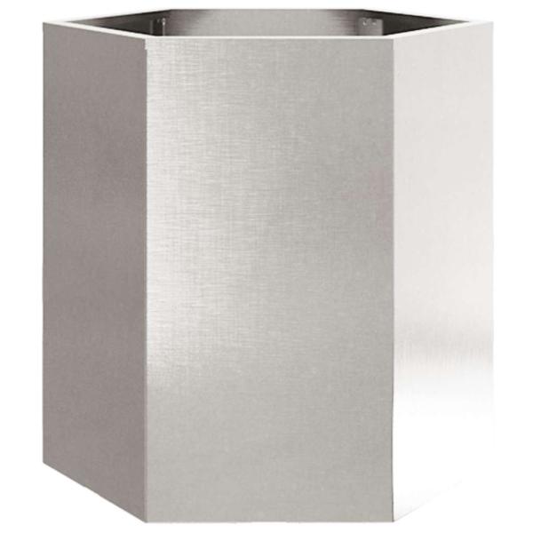 Pflanzkübel Sechseckig 46x40x45 Edelstahl