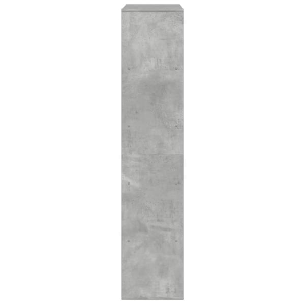B?cherregal Betongrau 100x33x156,5 cm Holzwerkstoff