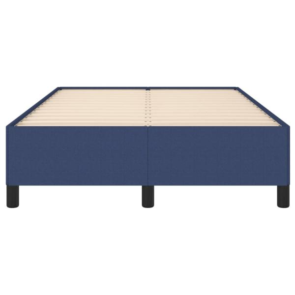 Bettgestell ohne Matratze Blau 120x190 cm Stoff