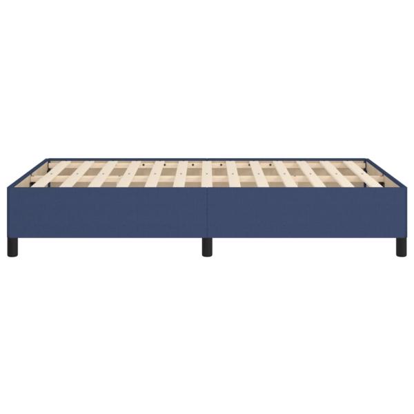 Bettgestell ohne Matratze Blau 120x190 cm Stoff