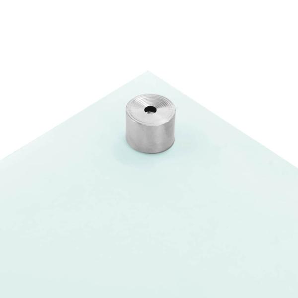 Küchenrückwand Milchweiß 100x40 cm Hartglas