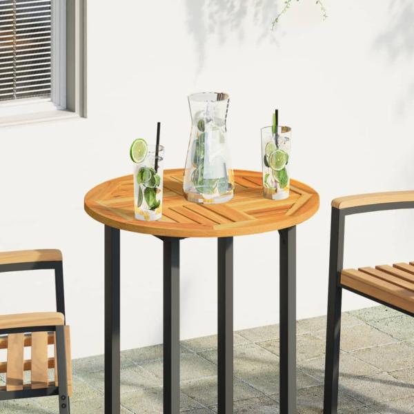 ARDEBO.de - Tischplatte Ø60x2 cm Rund Massivholz Akazie