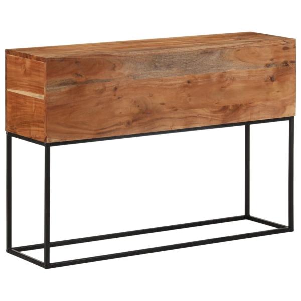 ARDEBO.de - Konsolentisch 110x30x75 cm Massivholz Akazie und Eisen