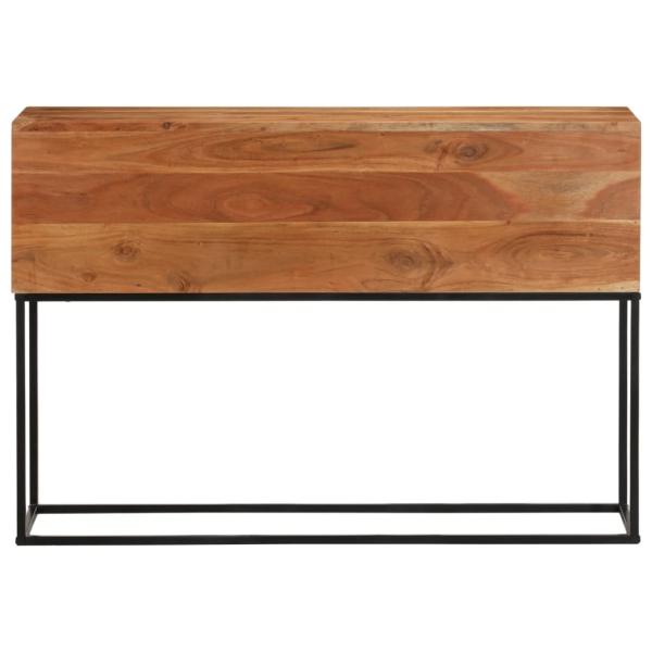 Konsolentisch 110x30x75 cm Massivholz Akazie und Eisen