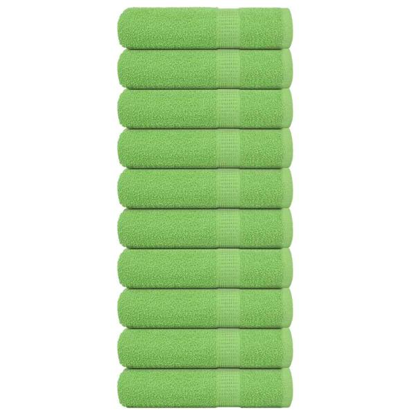 Badetücher FROGN 10 Stk. Apfelgrün 100x150 cm 360 g/m²