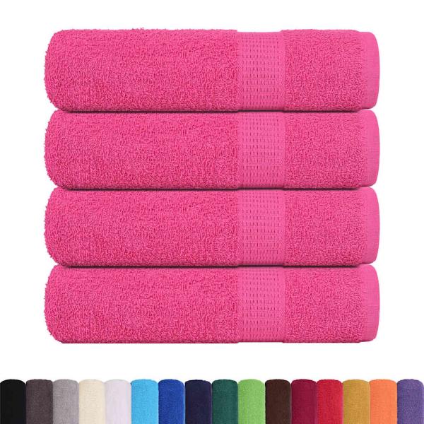 Handtücher FROGN 4 Stk. Rosa 50x100 cm 360 g/m²