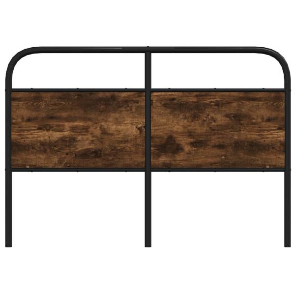 Ersatz-Kopfteil Räuchereiche 120 cm Stahl und Holzwerkstoff