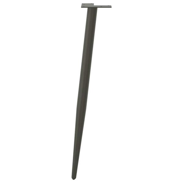 Konsolentischbeine Konische Form 4 Stk. Anthrazit 72-73 cm Stahl