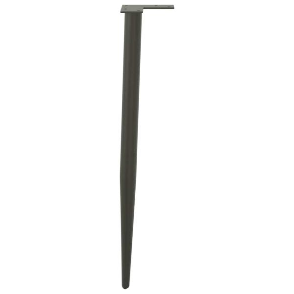 Konsolentischbeine Konische Form 4 Stk. Anthrazit 72-73 cm Stahl