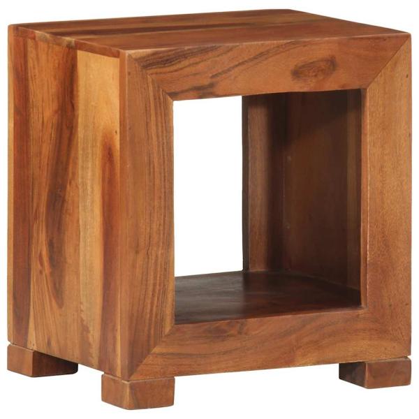 ARDEBO.de - Beistelltisch 37x29x40 cm Massivholz Akazie