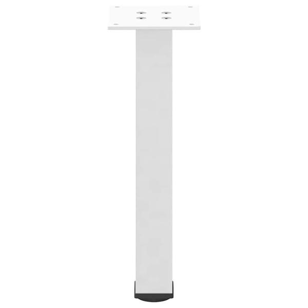 Couchtischbeine 4 Stk. Weiß 30-32 cm Stahl