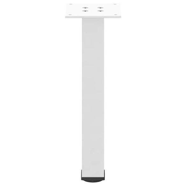Couchtischbeine 4 Stk. Weiß 30-32 cm Stahl
