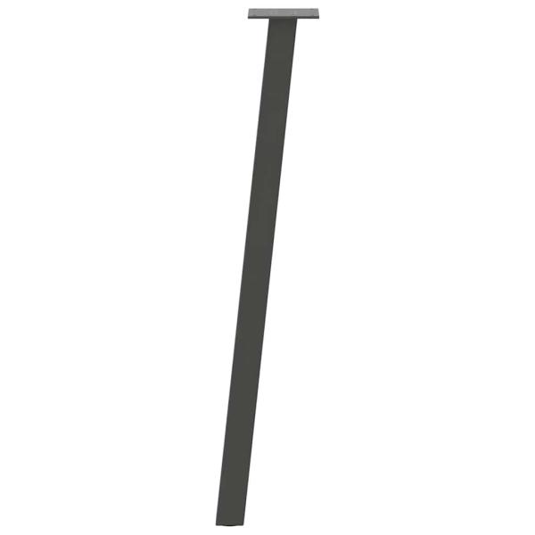 Konsolentischbeine 4 Stk. Anthrazit 72 cm Stahl