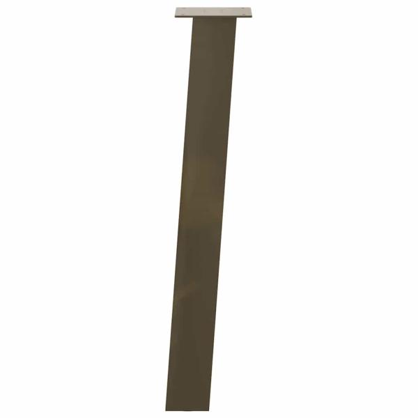 Konsolentischbeine 4 Stk. Naturstahl 72 cm Stahl