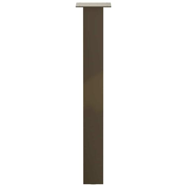 Konsolentischbeine 4 Stk. Naturstahl 72 cm Stahl