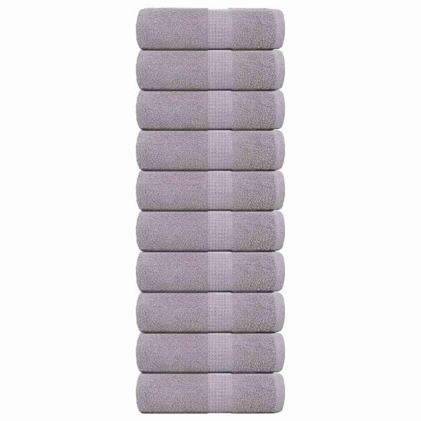 Gästetücher FROGN 10 Stk. Grau 30x50 cm 360 g/m²
