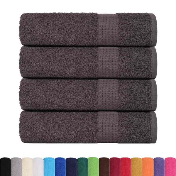 Handtücher FROGN 4 Stk. Anthrazit 50x100 cm 360 g/m²