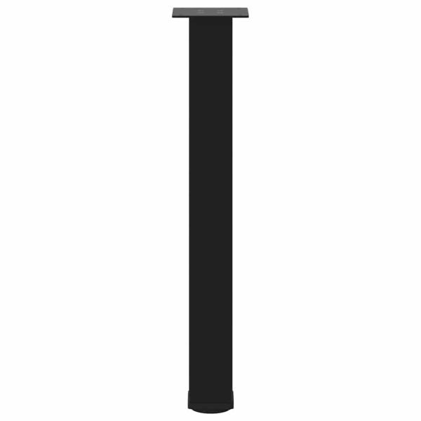 Konsolentischbeine 4 Stk. Schwarz 72-74 cm Stahl