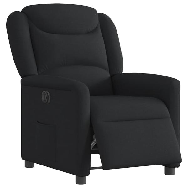 Relaxsessel Elektrisch Schwarz Stoff