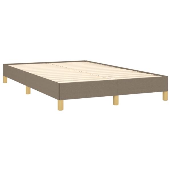 Bettgestell ohne Matratze Taupe 120x190 cm Stoff