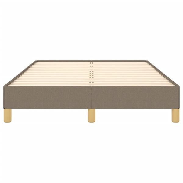 Bettgestell ohne Matratze Taupe 120x190 cm Stoff