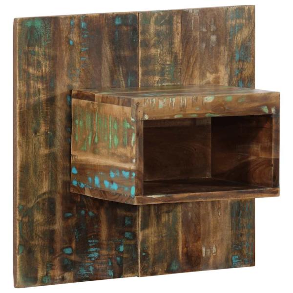 ARDEBO.de - Nachttisch Mehrfarbig 50x27x50 cm Altholz Massiv