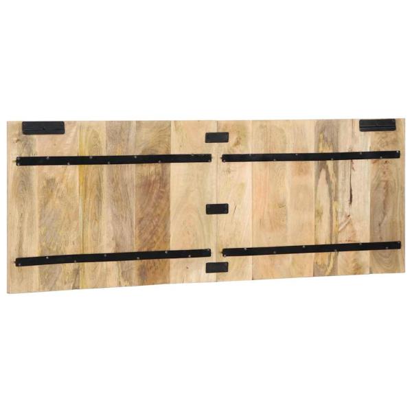 Kopfteil 140 cm Massives Rohholz Mango