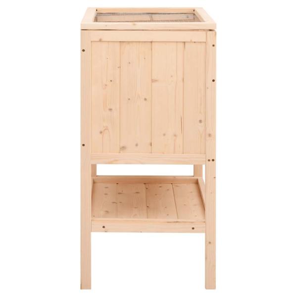 Hamsterkäfig 55 x 40 x 80 cm Massivholz Tanne
